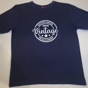 T-shirt personnalisé – Prénom, texte ou motif au choix