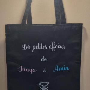 Tote bag personnalisé – Prénom ou texte